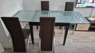 Mesa comedor extensible