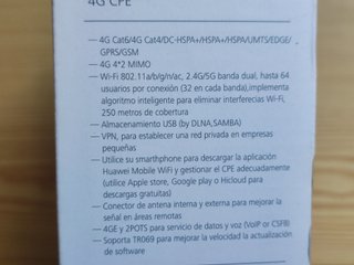 Huawei E5186 4G Cat.6 300mbps Router Desbloqueado