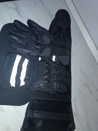Guantes moto invierno +faja