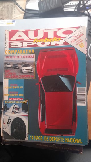 Revista Auto Hebdo Sport año 1992
