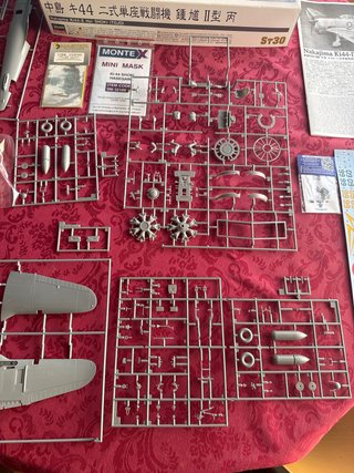 Maqueta avión Nakajima Ki44-II Hei Shoki Tojo