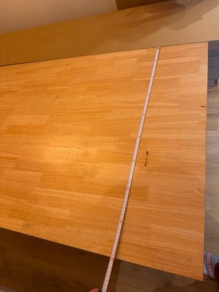 Mesa de comedor de roble 190x100 cm