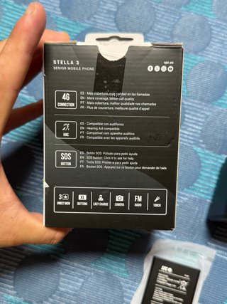 SPC Stella 3 4G – Móvil para Mayores con Tapa