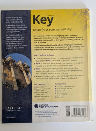 Key Bachillerato 1°Bchto. Student Book. Oxford