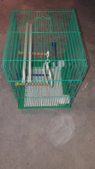 Jaula pajaros pequeña.