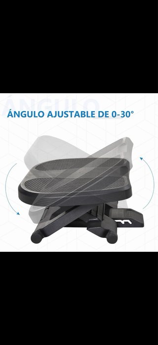 Reposapiés altura y ángulo ajustable masaje