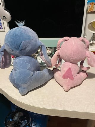 Stitch y Angel pack peluches
