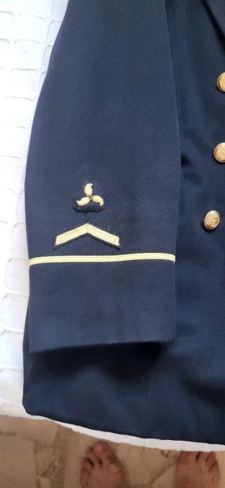 Traje azul de paseo