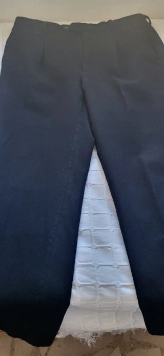 Traje azul de paseo