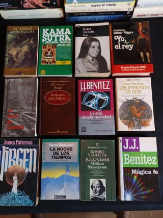 Lote de 12 libros variados