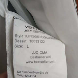 Chaqueta de tela