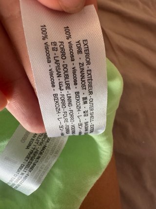 Bershka Vestido midi lencero de satén 100% viscosa