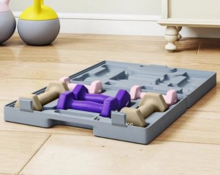 Juego de Mancuernas 6 Piezas 2x1 kg 2x2 kg 2x3k