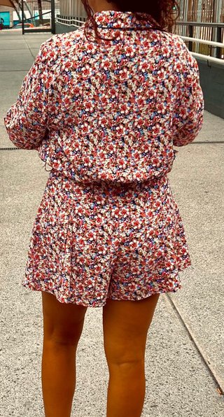 Vestido- mono Zara estampado floral