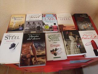 coleccion de 10 novelas Danielle steel y otras