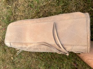 Borsa in vera pelle genuina lilla