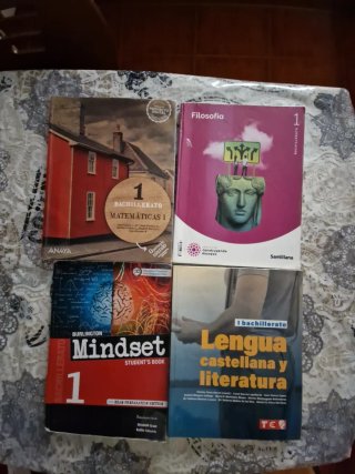 Lote libros 1° Bachillerato IES Aguas Vivas GU