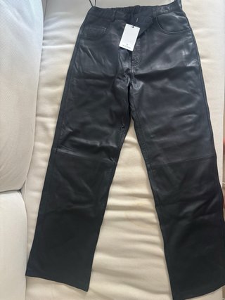 Pantalón 100% piel de cordero SCALPERS NUEVO