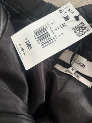 Pantalón 100% piel de cordero SCALPERS NUEVO