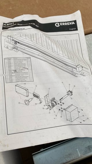 KIT Erreka ARI02: Puertas correderas telescópicas