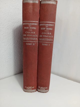 Curso de trabajos Marítimos. Obra historica año191