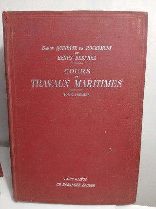 Curso de trabajos Marítimos. Obra historica año191