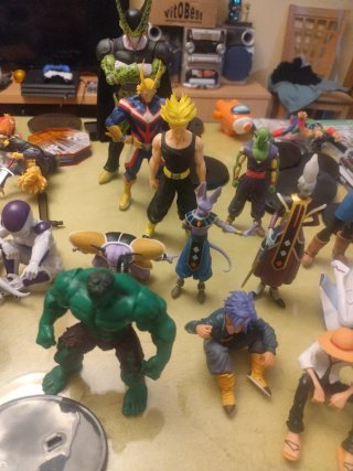 Lote de figuras dragón ball one peace