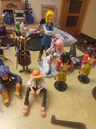 Lote de figuras dragón ball one peace