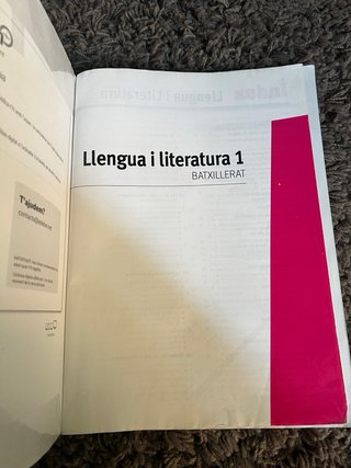 LLENGUA I LITERATURA I
