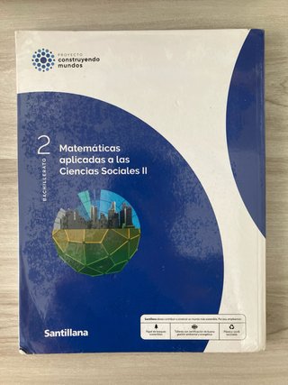 Matemáticas aplicadas a las Ciencias Sociales I...