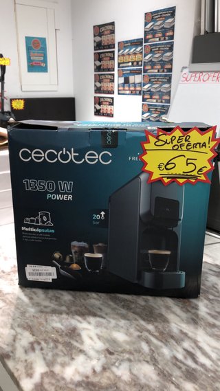 TODO EN 1! Cafetera multicapsulas y cafe molido