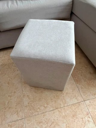 Sofà chaise longue 4 plazas color beige