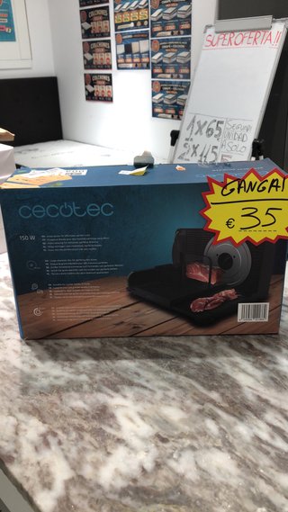 SUPER OFERTA! Cortafiambres cecotec