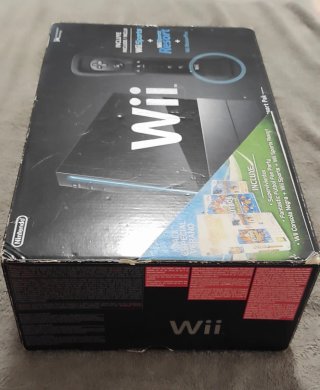 Caja vacía Nintendo Wii Negra - Pack Wii Sports
