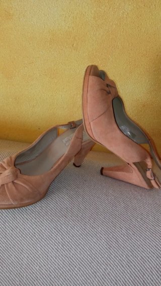Zapatos piel con plataforma  talla 37