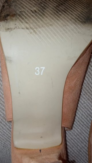 Zapatos piel con plataforma  talla 37