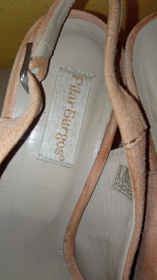 Zapatos piel con plataforma  talla 37