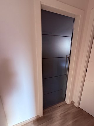 Puerta de cristal, guía incluida.