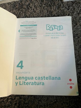 Lengua Castellana y Literatura. 4 Secundaria. R...