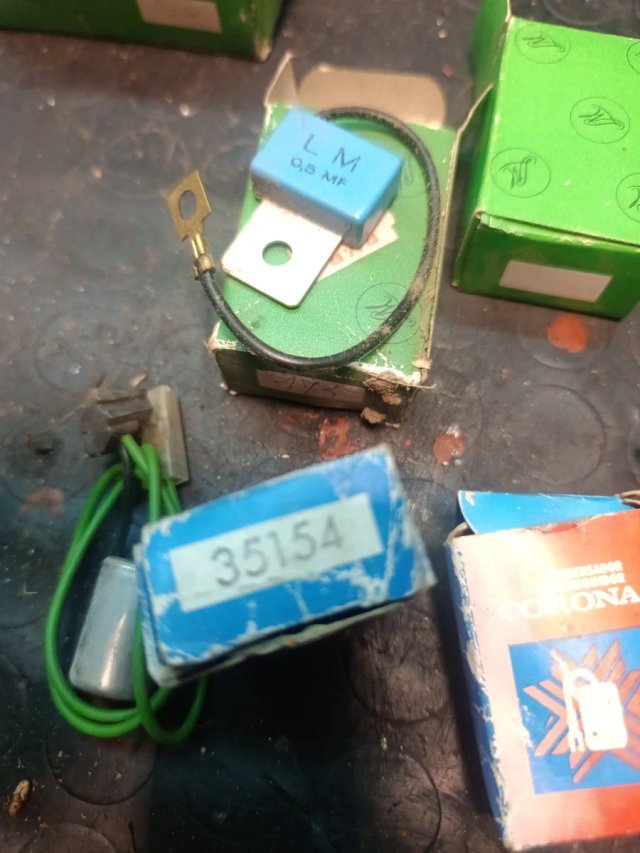 Condensador para moto antigua 11 piezas