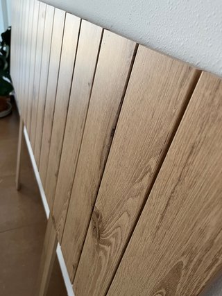 Cabecero estilo palet para cama de 150 cm