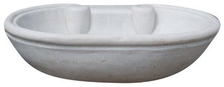 Lavandino in marmo bianco L62xPR46xH18 cm · per il