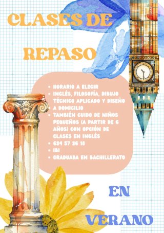 Clases particulares en verano