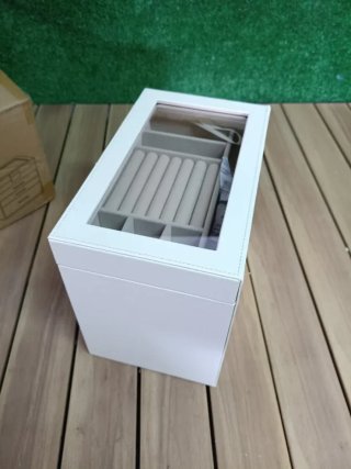 SONGMICS Caja de Joyas, Caja Joyero con 4 Niveles