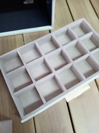 SONGMICS Caja de Joyas, Caja Joyero con 4 Niveles