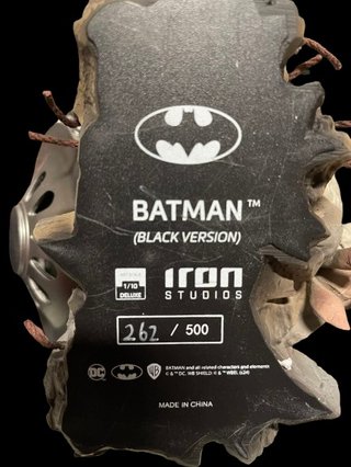 iron studios - Batman black version deluxe