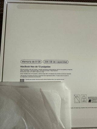 MacBook Neo Rosa 256GB NUEVO A ESTRENAR + Garantía