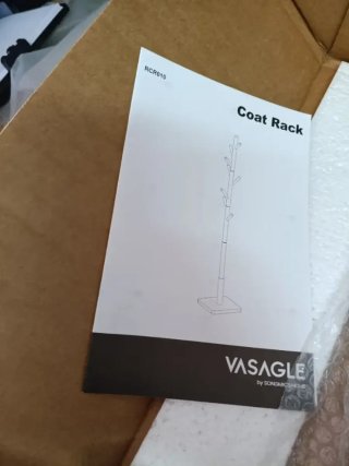 VASAGLE Perchero, Madera Maciza, en Forma de Árbol