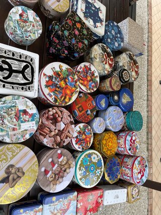 scatole in latta vintage e non