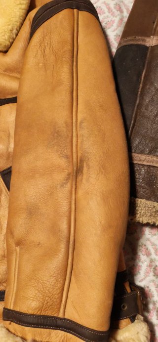 Chaqueta de piel aviador